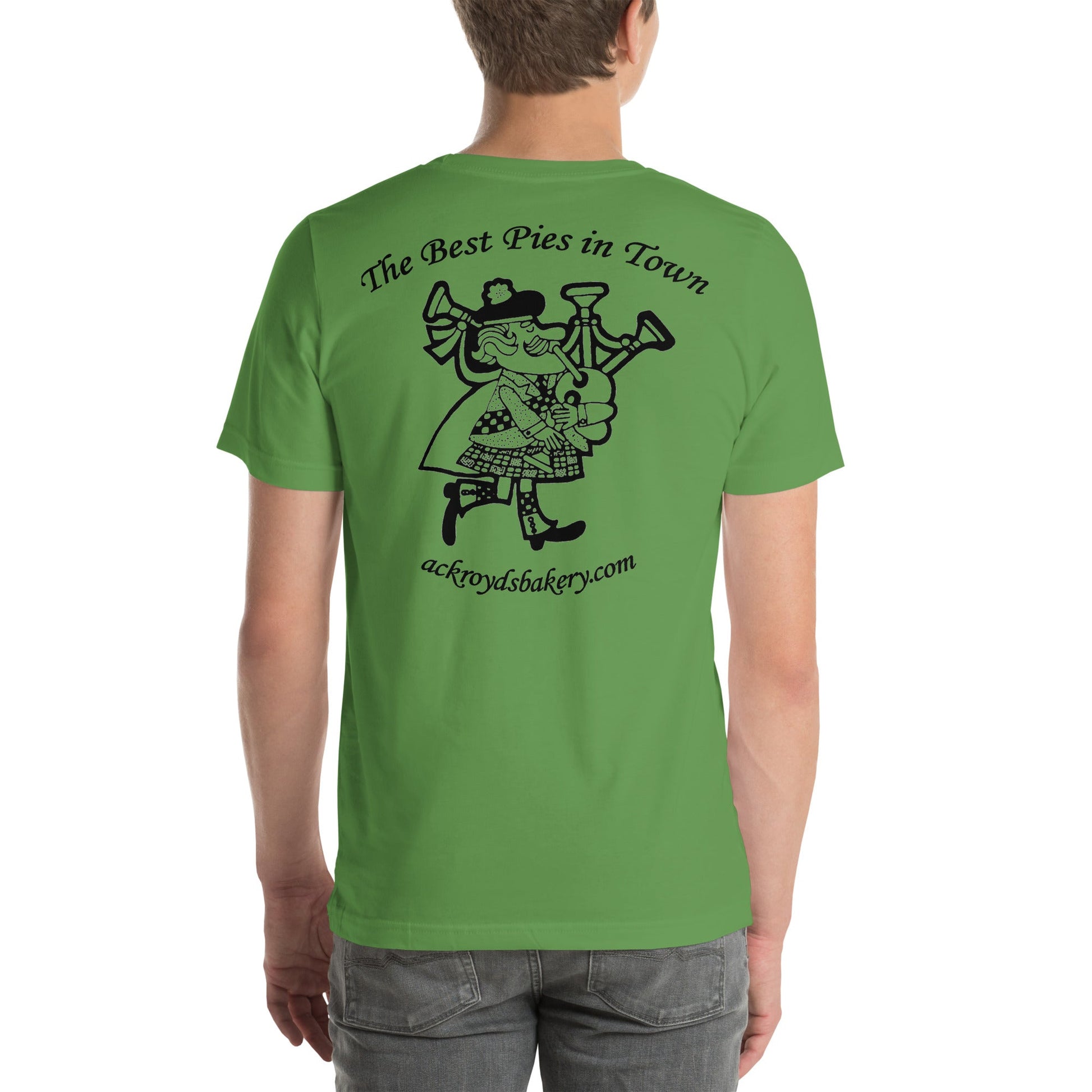 Ackroyd's Bakery Bagpiper Unisex t - shirt - Ackroyd's Scottish Bakery