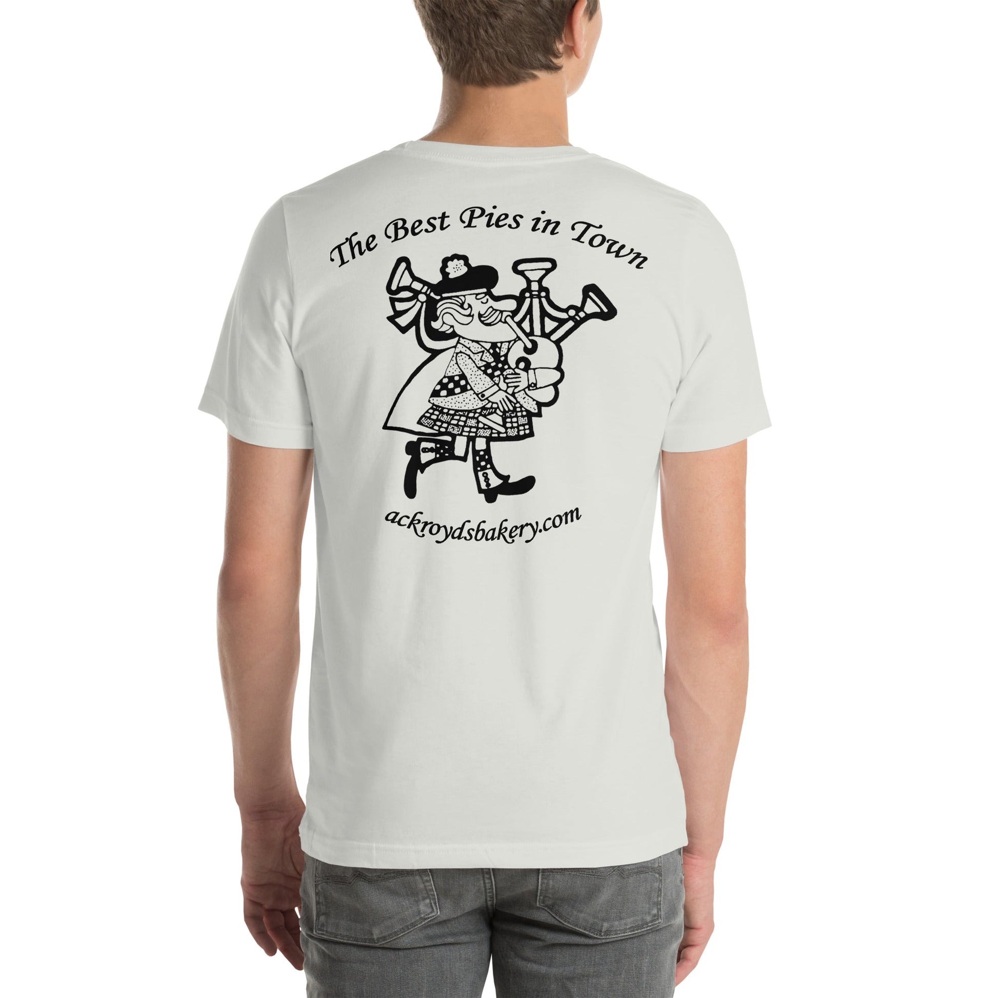 Ackroyd's Bakery Bagpiper Unisex t - shirt - Ackroyd's Scottish Bakery