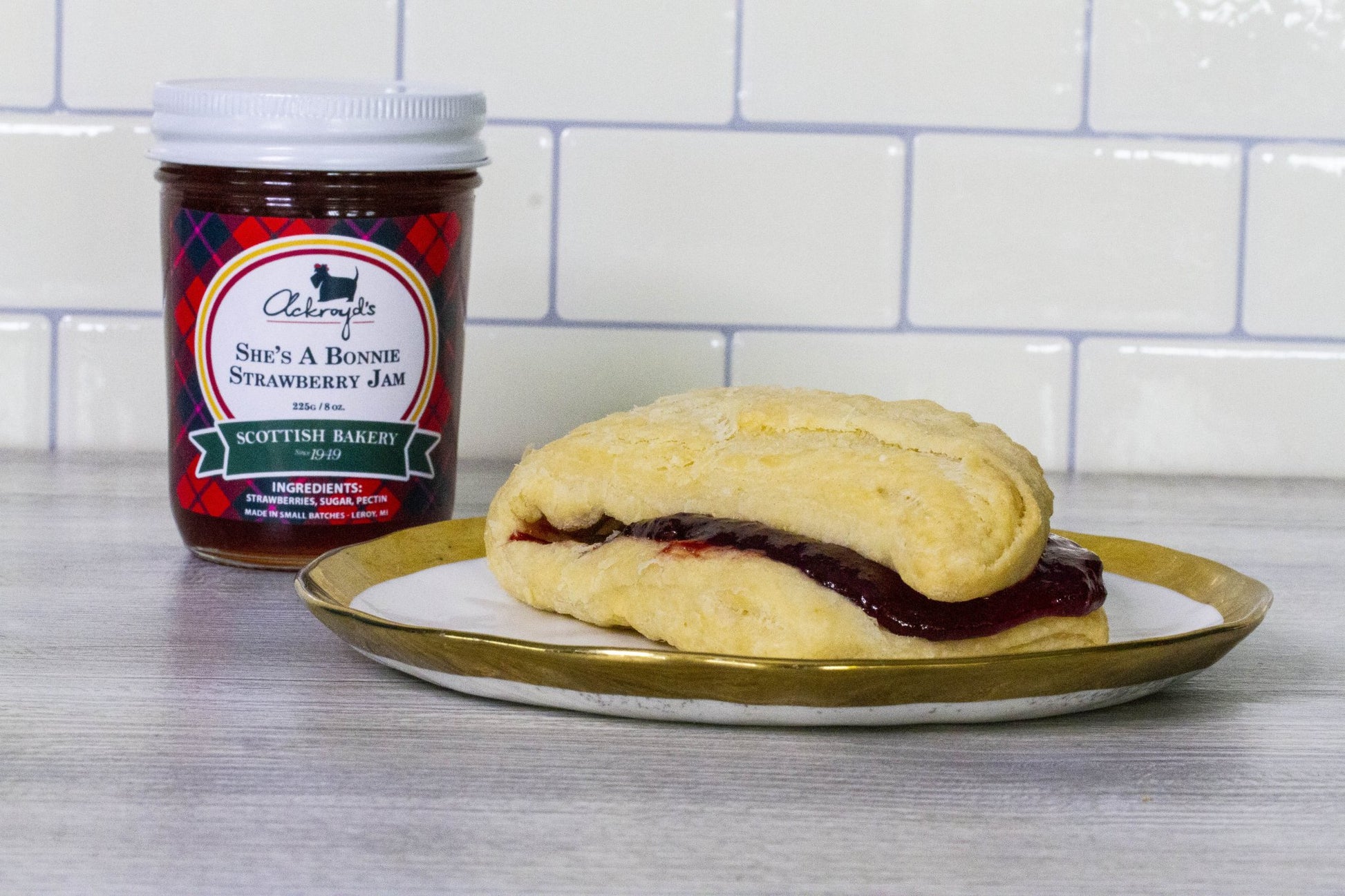 Ackroyd's Jam: She's a Bonnie Strawberry - Ackroyd's Scottish Bakery