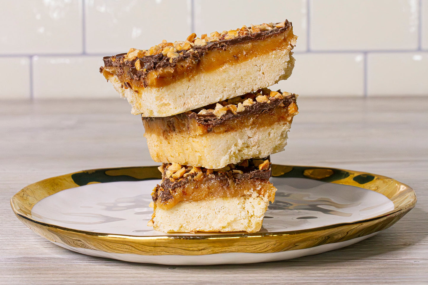 Peanut Butter Millionaire's Shortbread - Ackroyd's Scottish Bakery