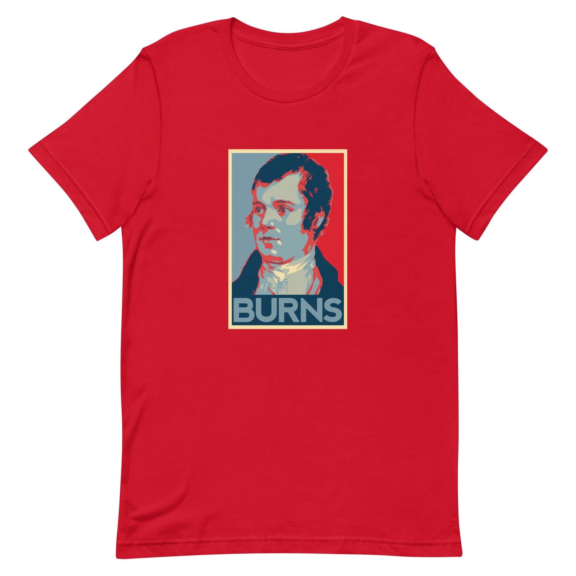 Robert Burns "Burns" Unisex t-shirt - Ackroyd's Scottish Bakery