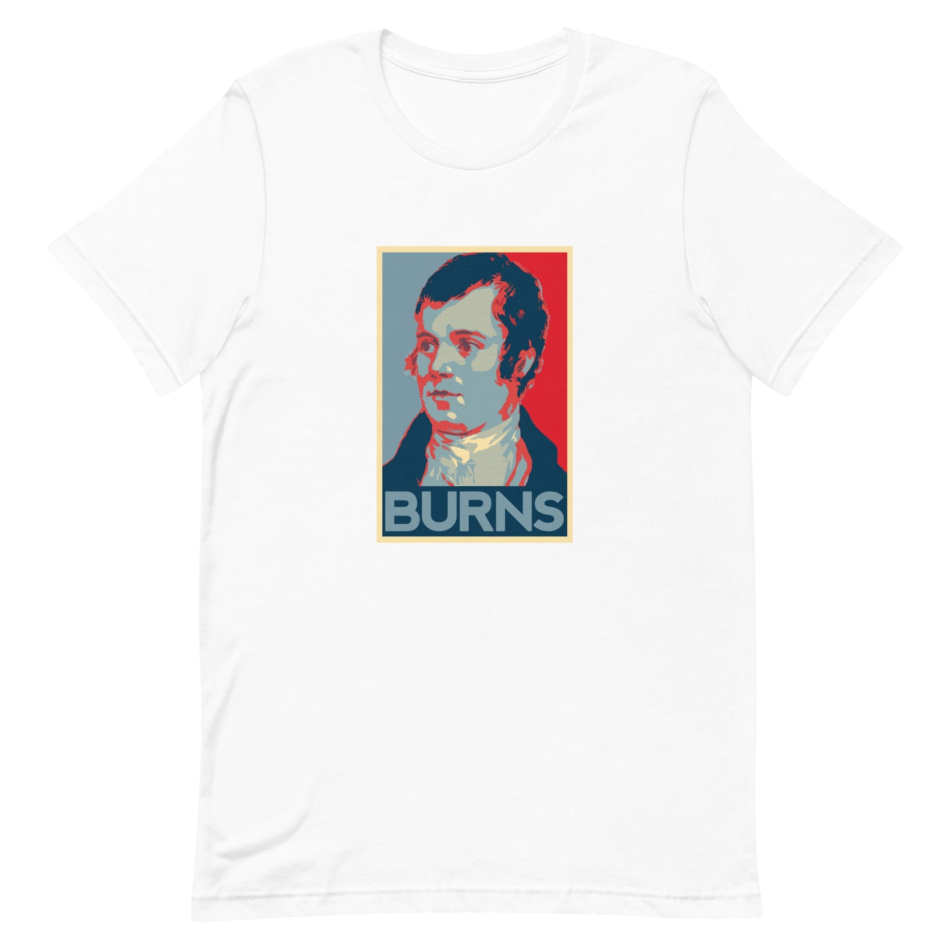 Robert Burns "Burns" Unisex t-shirt - Ackroyd's Scottish Bakery