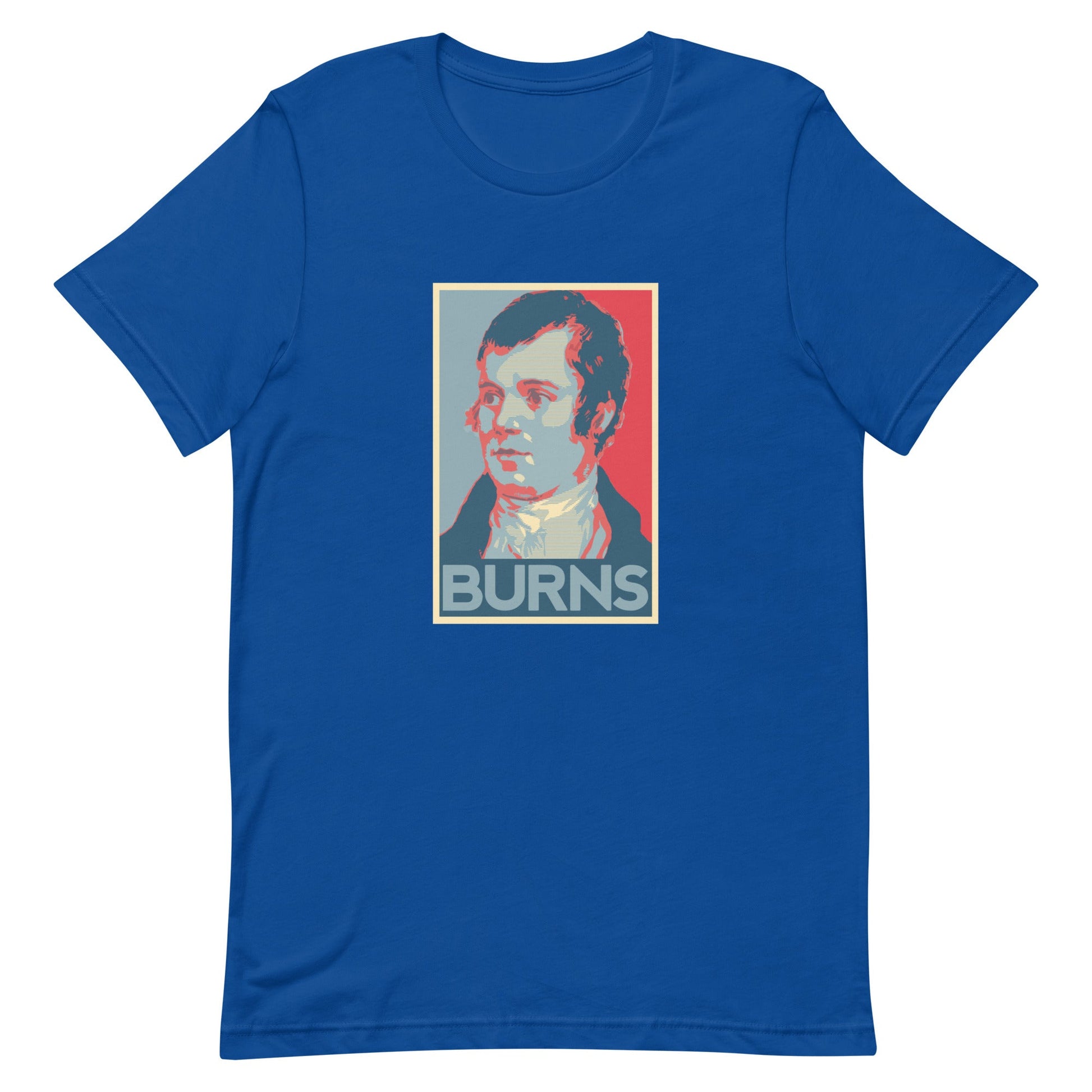 Robert Burns "Burns" Unisex t-shirt - Ackroyd's Scottish Bakery
