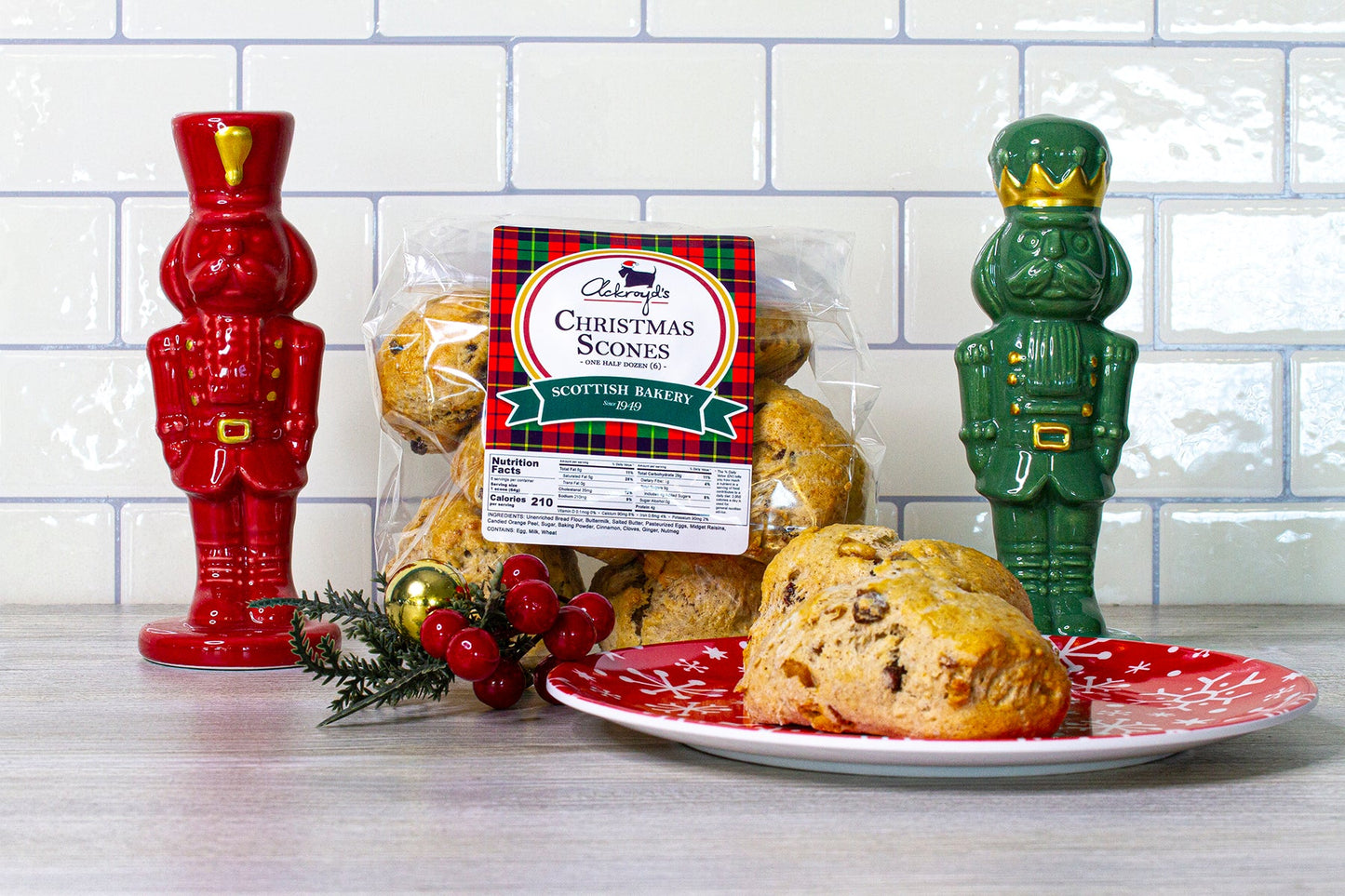Ackroyd's Scones: Christmas Scones - Ackroyd's Scottish Bakery