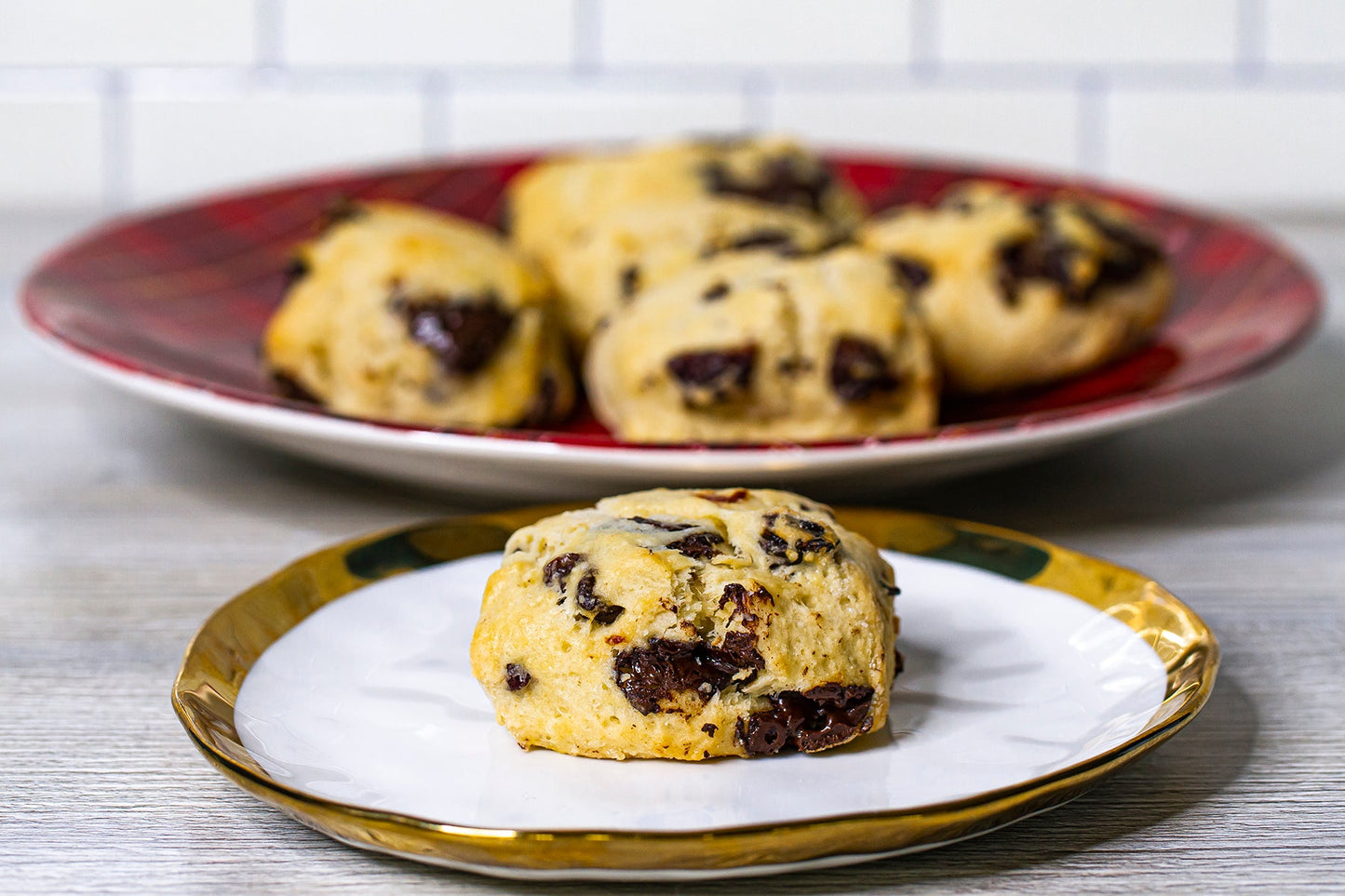 Ackroyd's Scones: Dark Chocolate Cherry (6 pack) - Ackroyd's Scottish Bakery