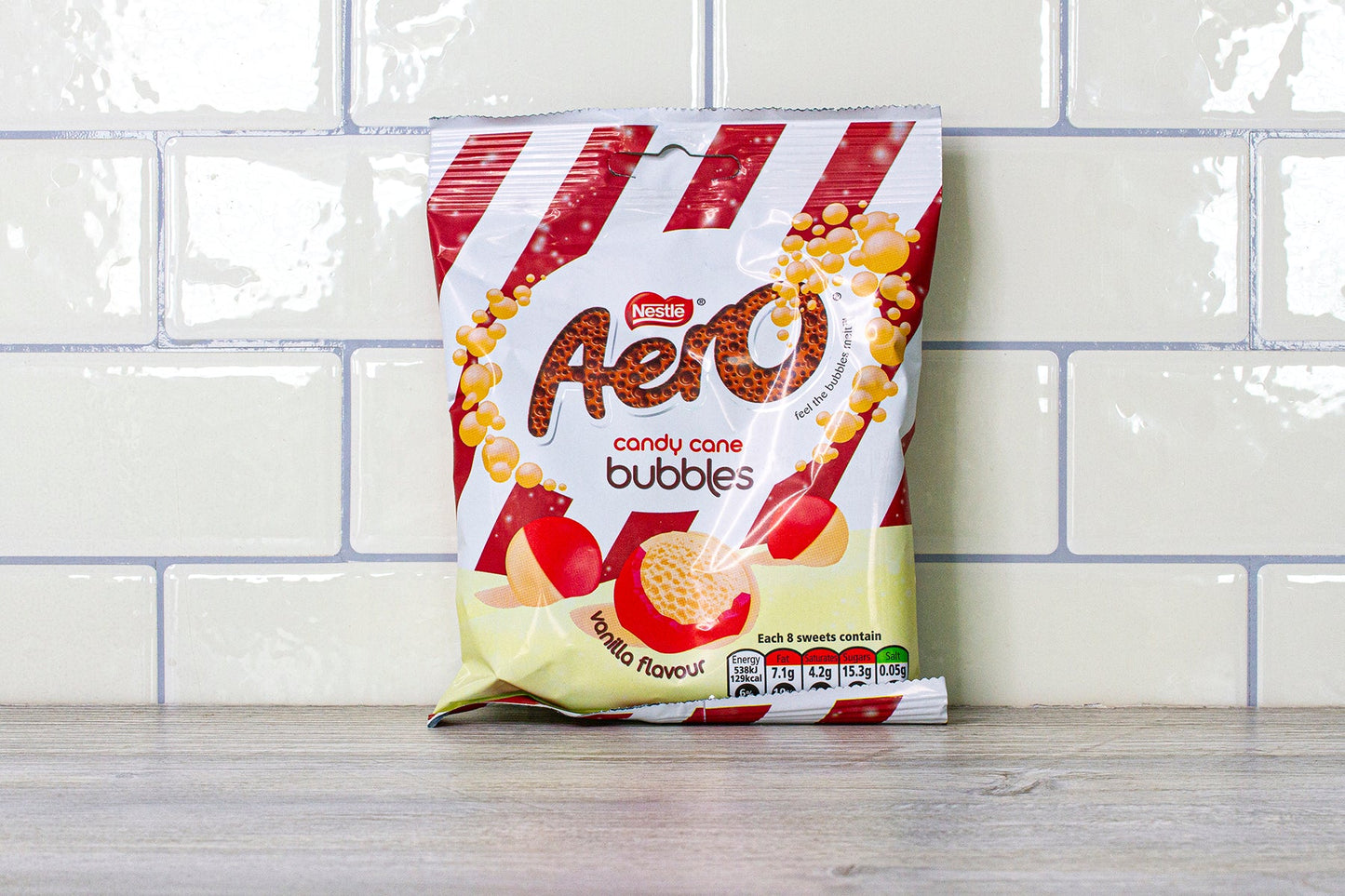 Aero Candy Cane Bubbles - Ackroyd's Scottish Bakery