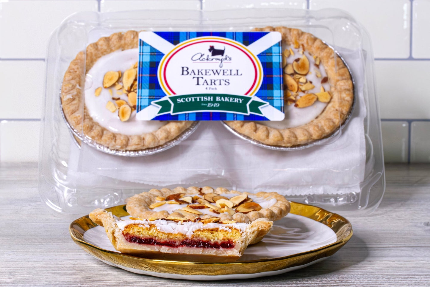 Bakewell Tarts - 4 pack - Ackroyd's Scottish Bakery