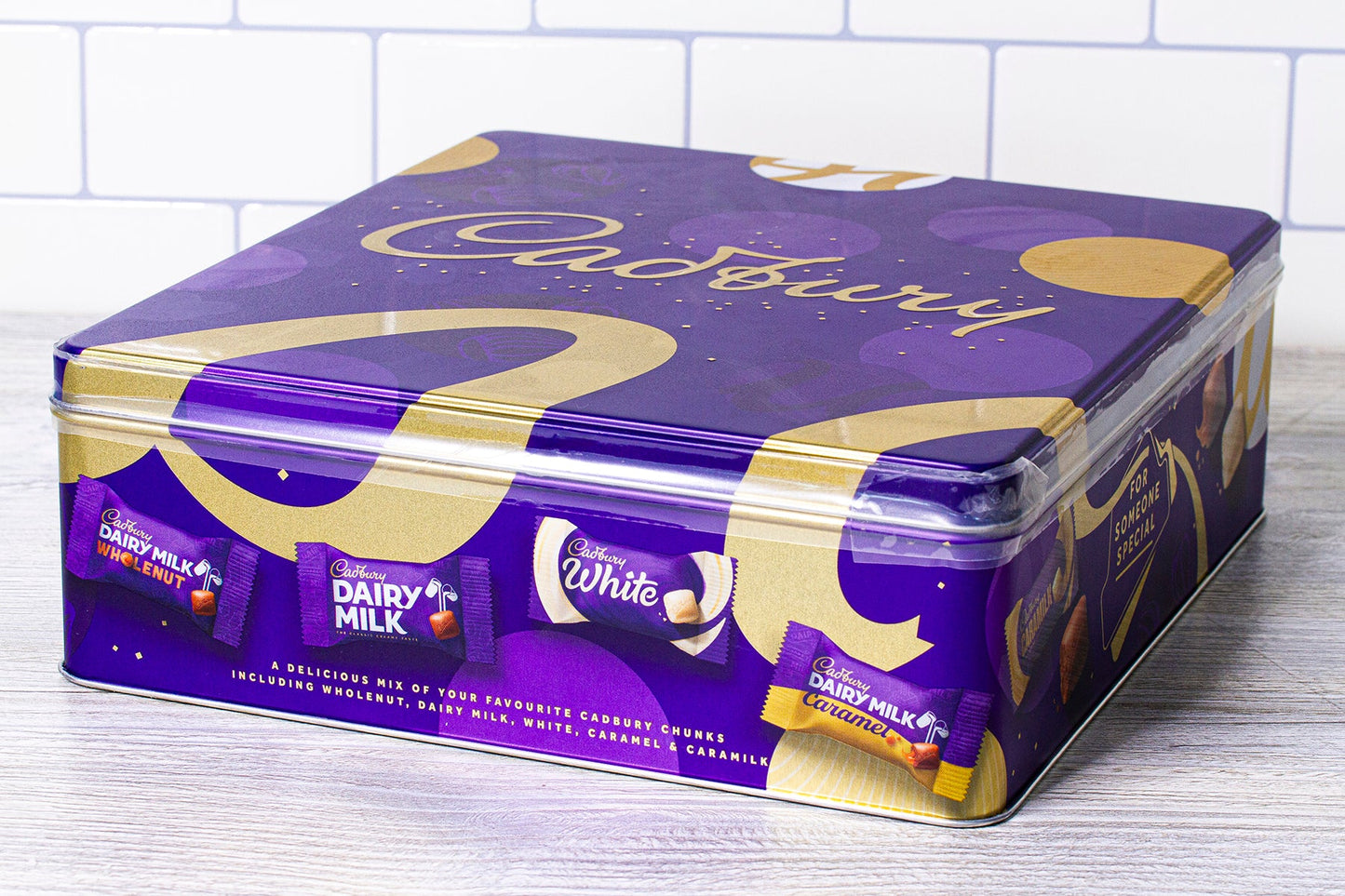 Cadbury Dairy Milk Chunks Gift Tin - Ackroyd's Scottish Bakery