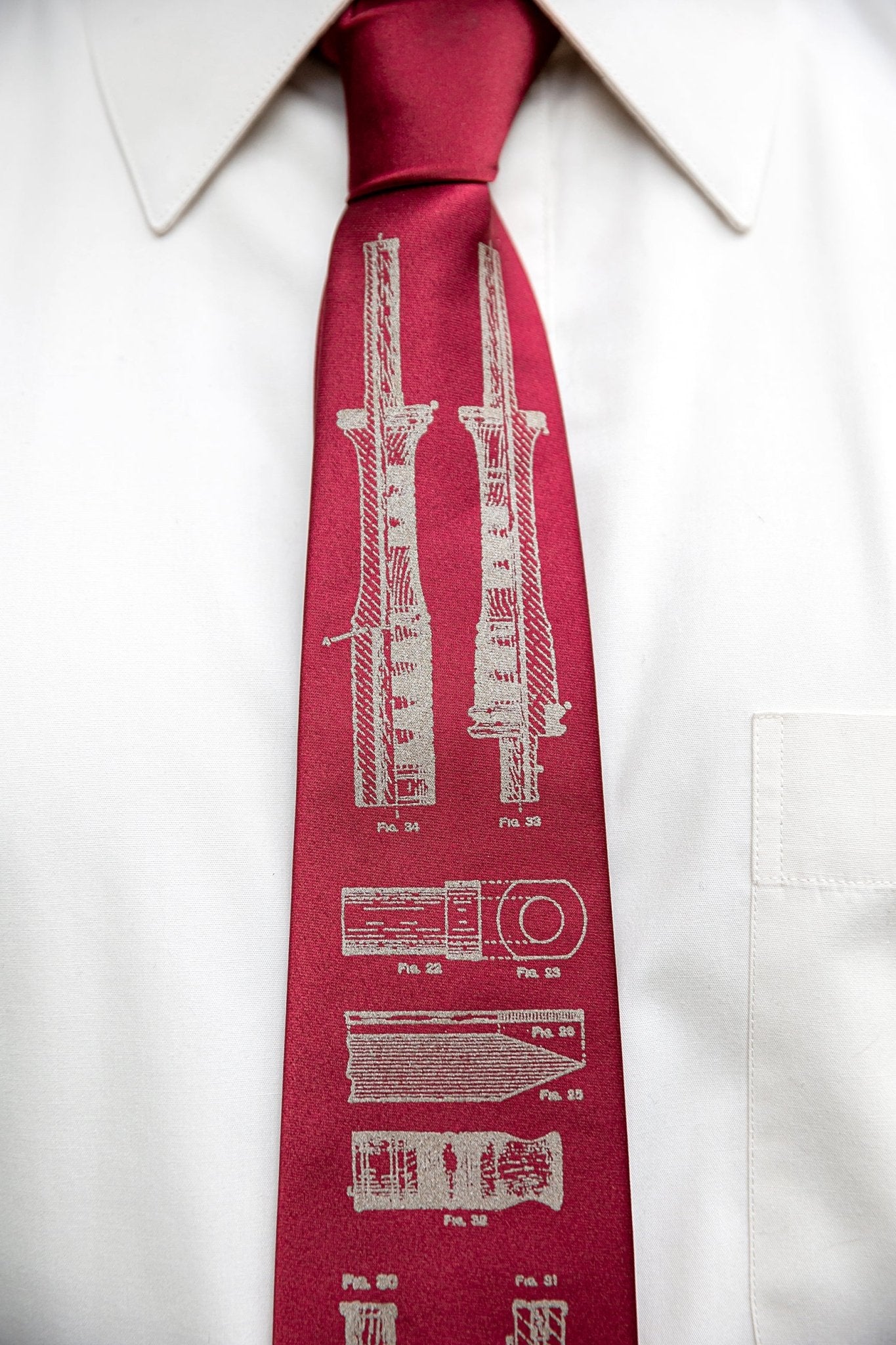 CyberOptix Bagpipes Necktie - Ackroyd's Scottish Bakery
