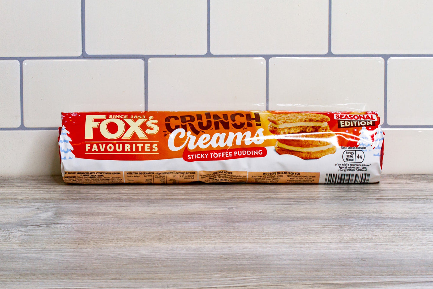 Fox's Favourites Sticky Toffee Pudding Crunch Creams - Ackroyd's Scottish Bakery