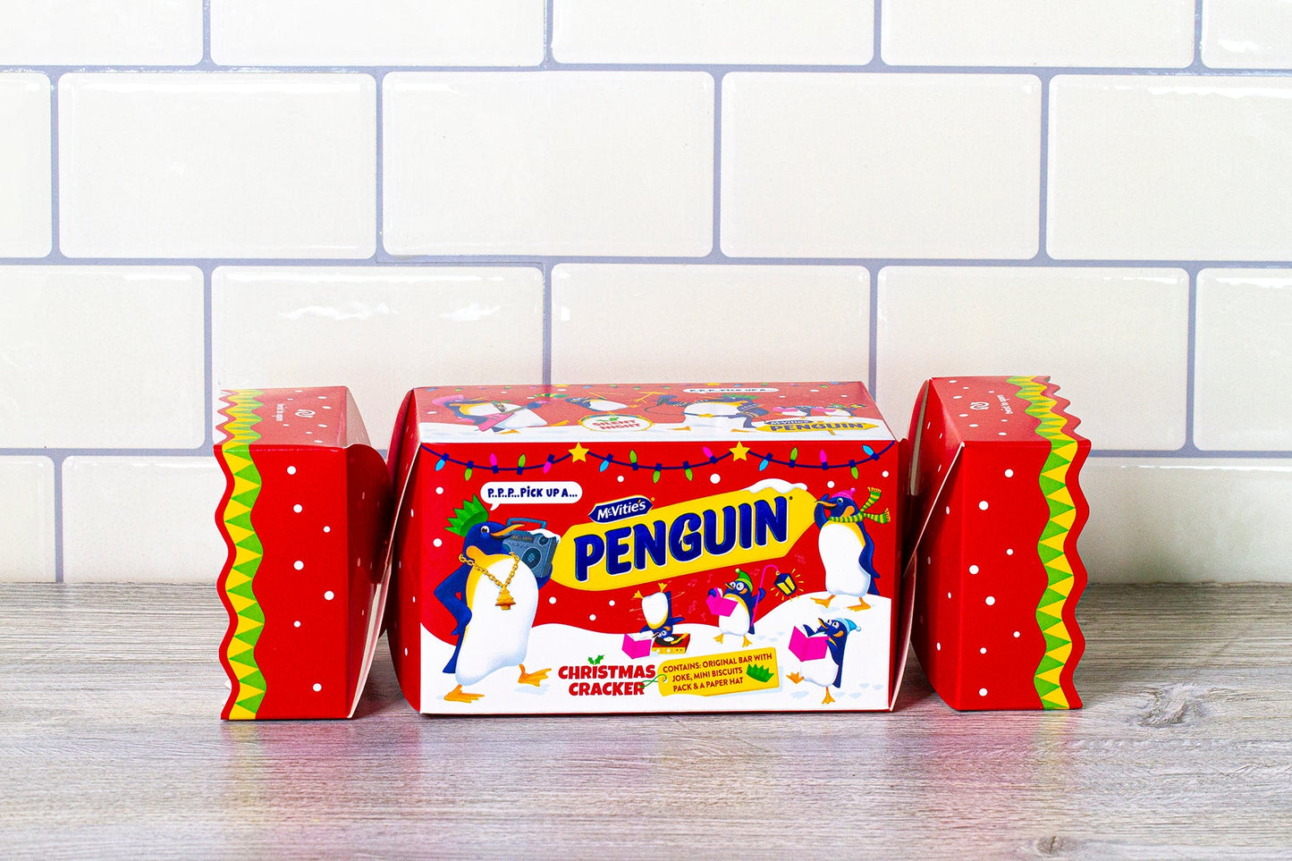 Penguin Christmas Cracker - Ackroyd's Scottish Bakery
