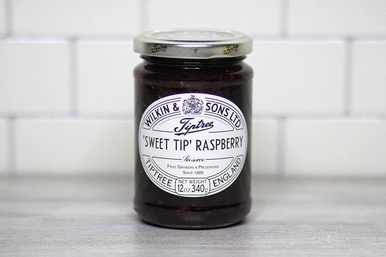 Tiptree Sweet Tip Raspberry Preserves - Ackroyd's Scottish Bakery