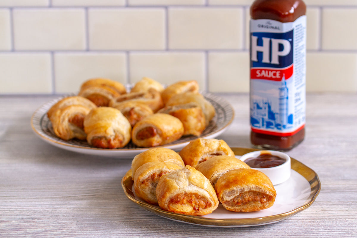 Appetizer Sized Pork Sausage Rolls
