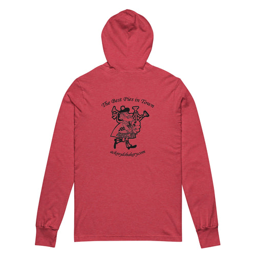 Ackroyd's Bagpiper Hooded Long - sleeve Tee - Ackroyd's Scottish Bakery