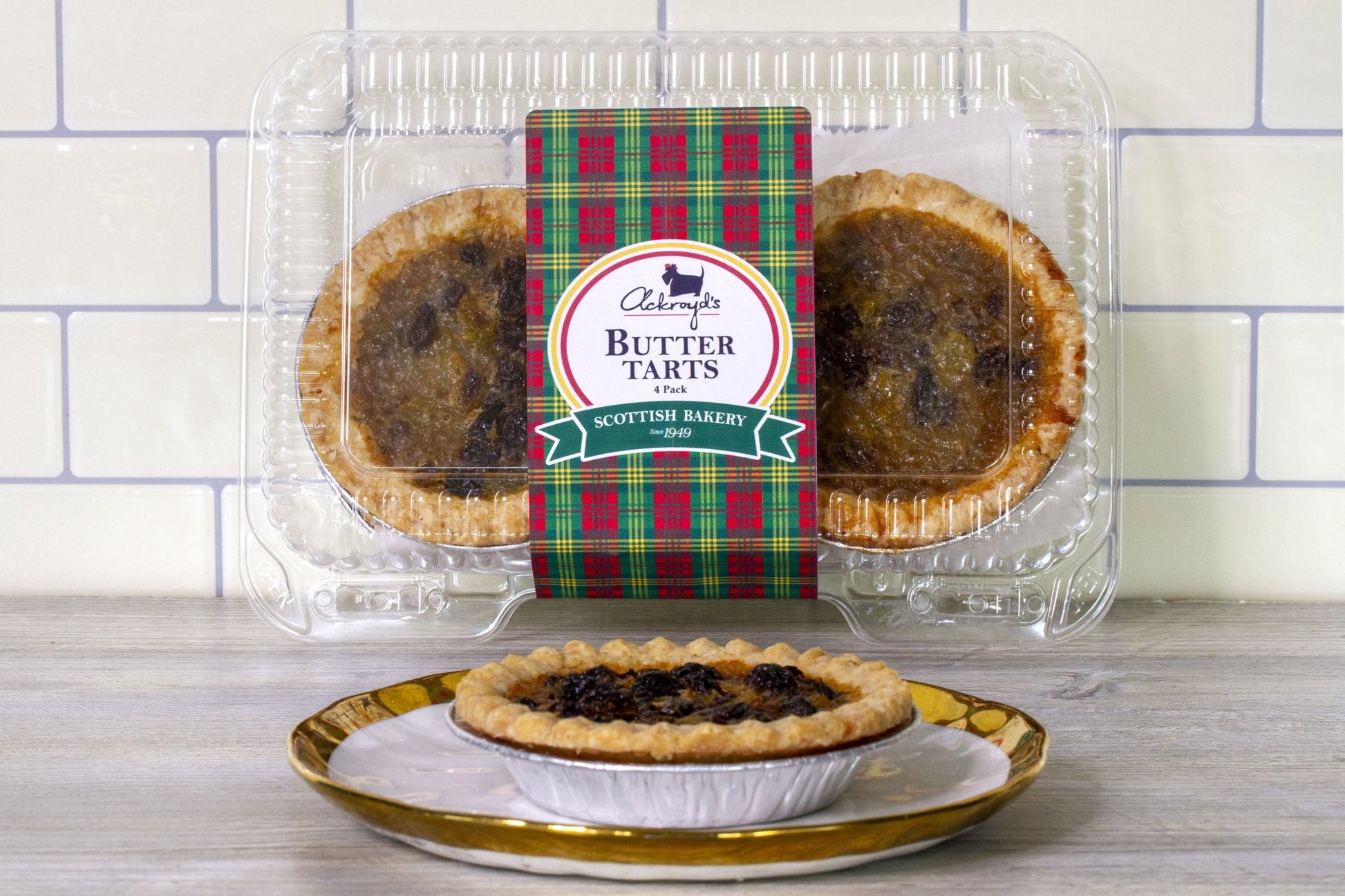 Ackroyd's Butter Tarts (4 pack) - Ackroyd's Scottish Bakery