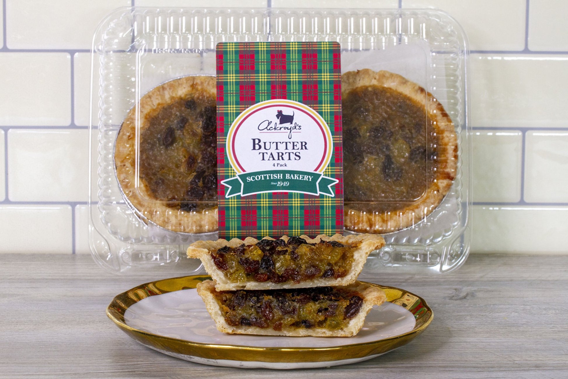 Ackroyd's Butter Tarts (4 pack) - Ackroyd's Scottish Bakery