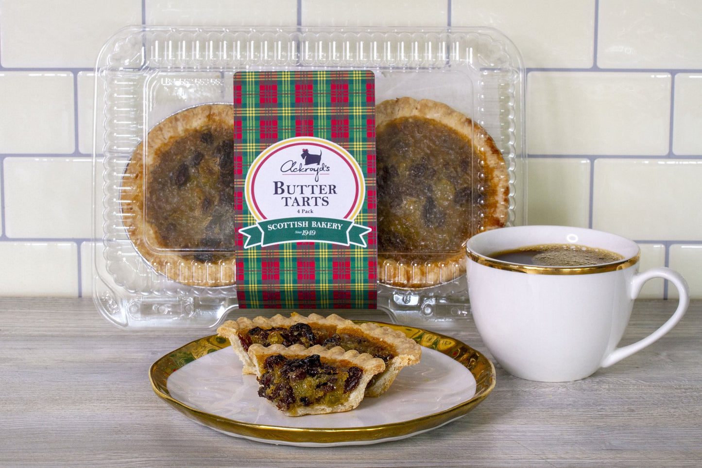 Ackroyd's Butter Tarts (4 pack) - Ackroyd's Scottish Bakery