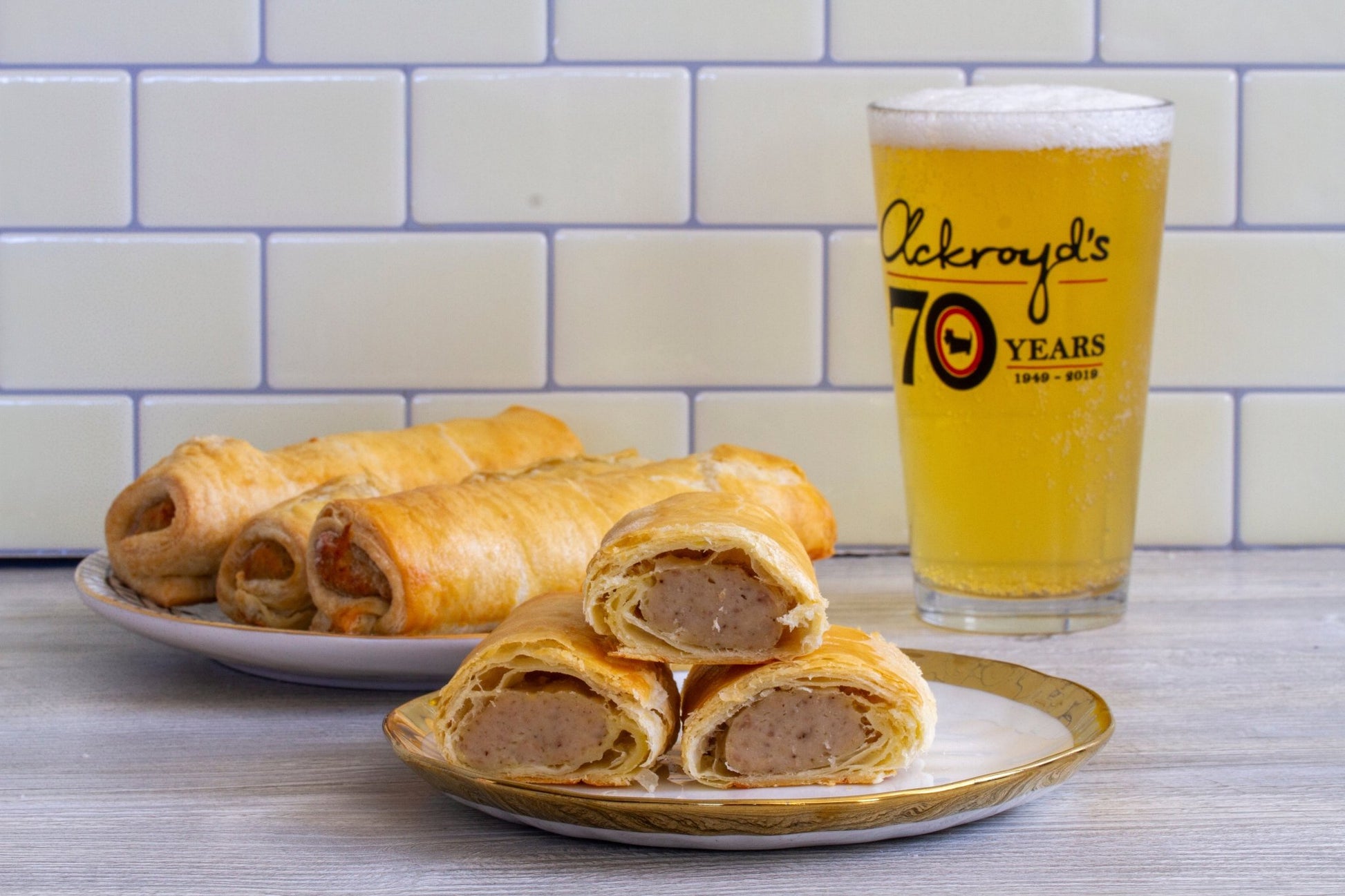 Ackroyd's Pork Sausage Rolls (4 Pack) - Ackroyd's Scottish Bakery