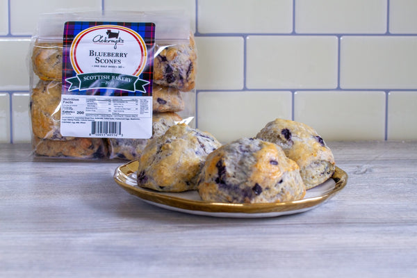 Ackroyd's Scones: Blueberry (6 Pack) - Ackroyd's Scottish Bakery