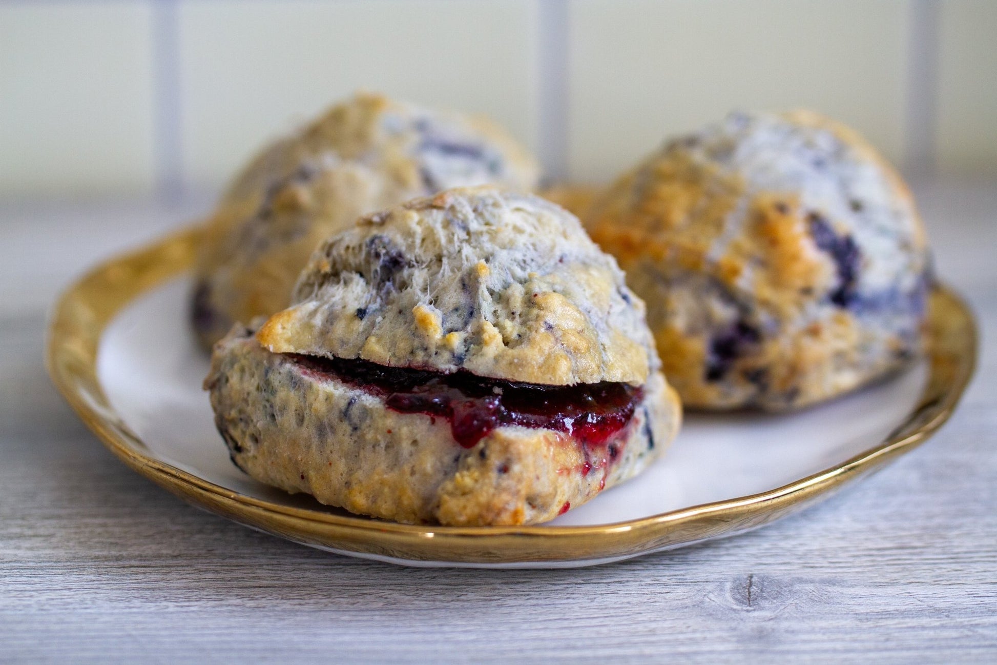 Ackroyd's Scones: Blueberry (6 Pack) - Ackroyd's Scottish Bakery