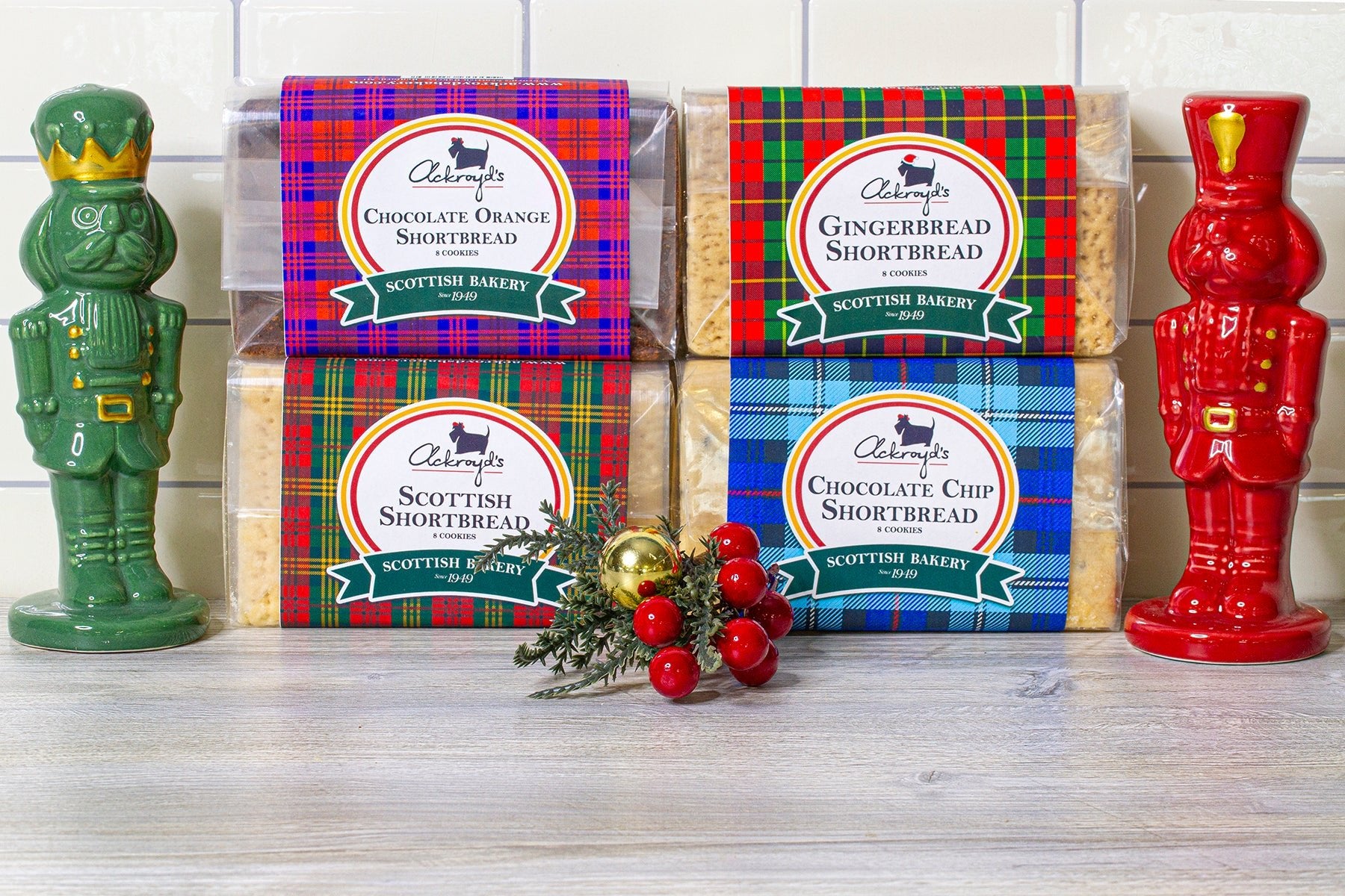 Holiday Shortbread Sampler Bundle - Ackroyd's Scottish Bakery