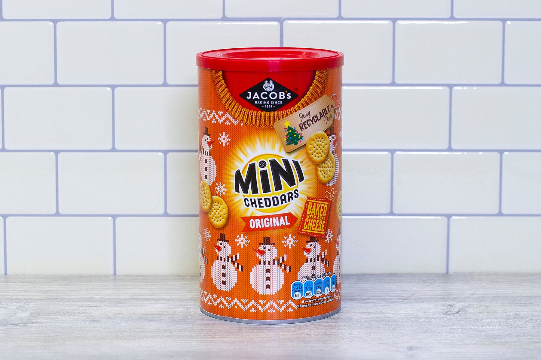 Jacob's Mini Cheddars Holiday Caddy - Ackroyd's Scottish Bakery