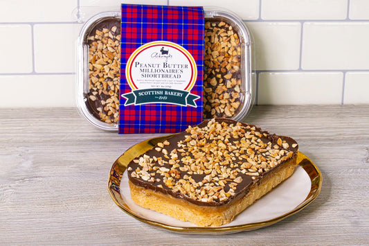 Peanut Butter Millionaire's Shortbread - Ackroyd's Scottish Bakery