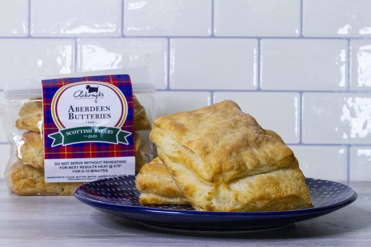 Aberdeen Butteries (3 pack) - Ackroyd's Scottish Bakery