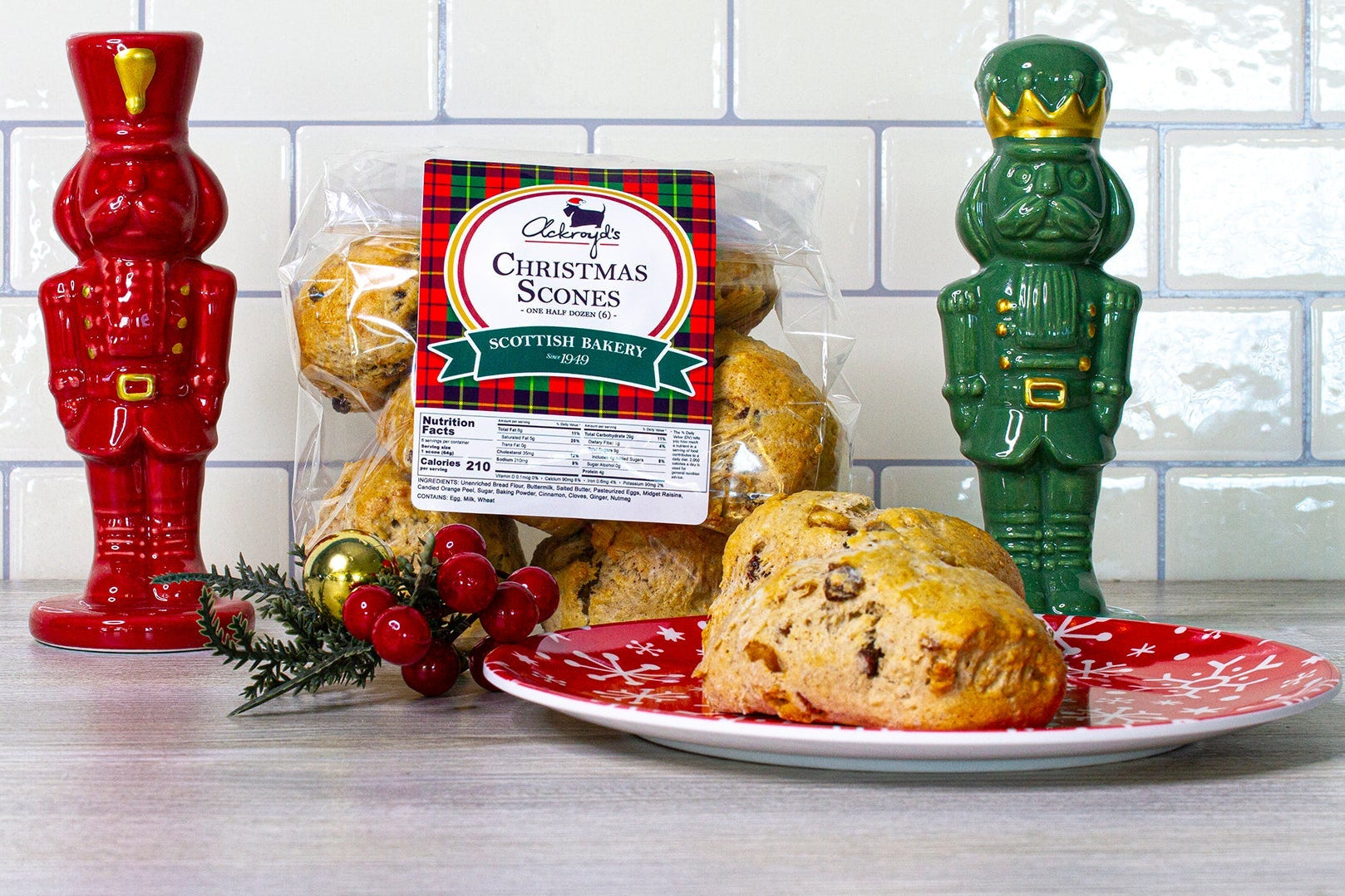 Ackroyd's Scones: Christmas Scones - Ackroyd's Scottish Bakery