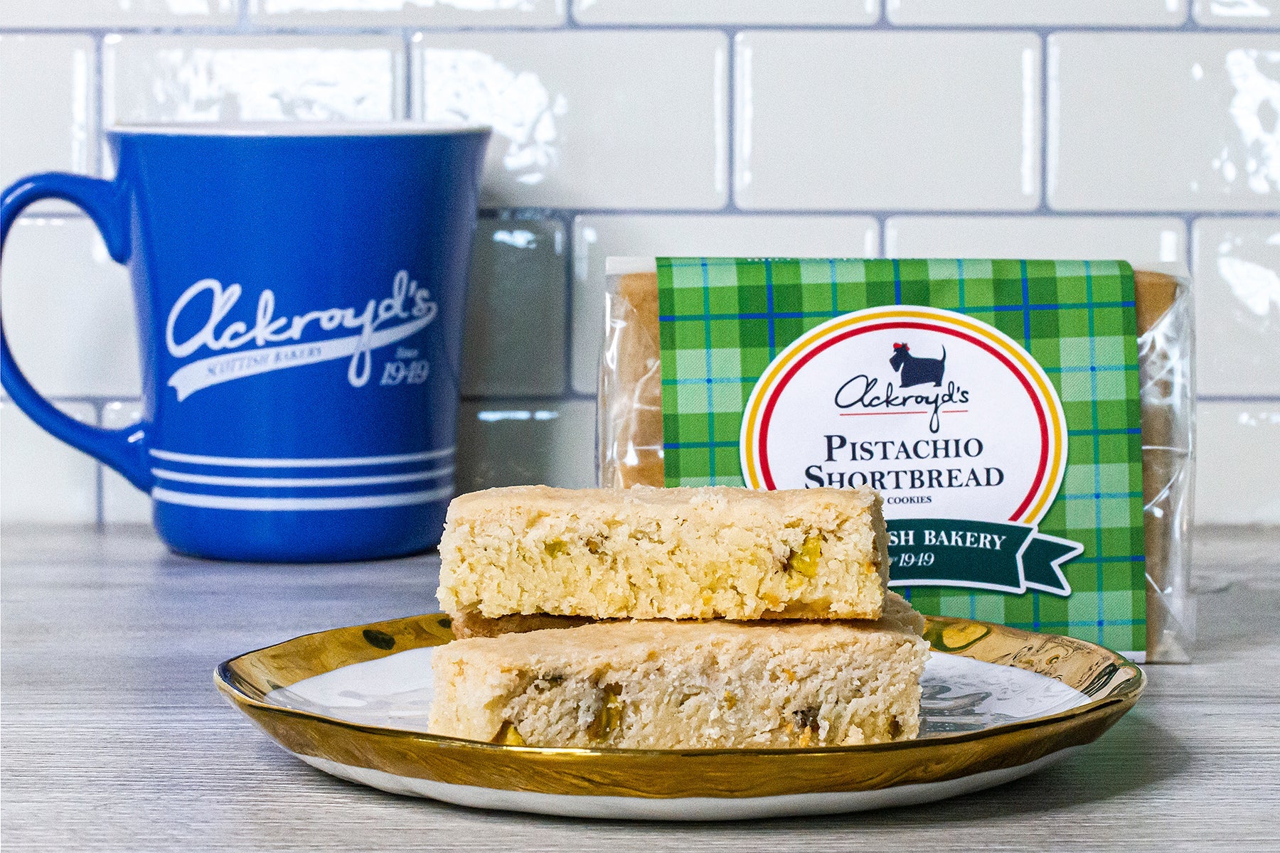 Ackroyd's Scottish Shortbread: Pistachio - Ackroyd's Scottish Bakery