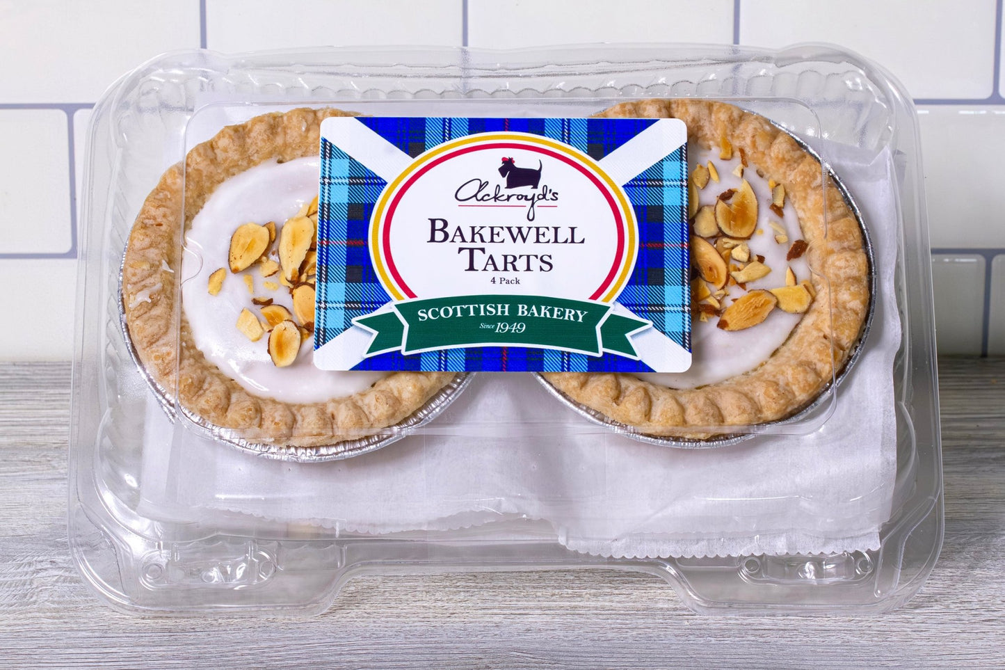 Bakewell Tarts - 4 pack - Ackroyd's Scottish Bakery