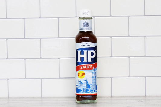 HP Sauce Glass Bottle - Ackroyd's Scottish Bakery