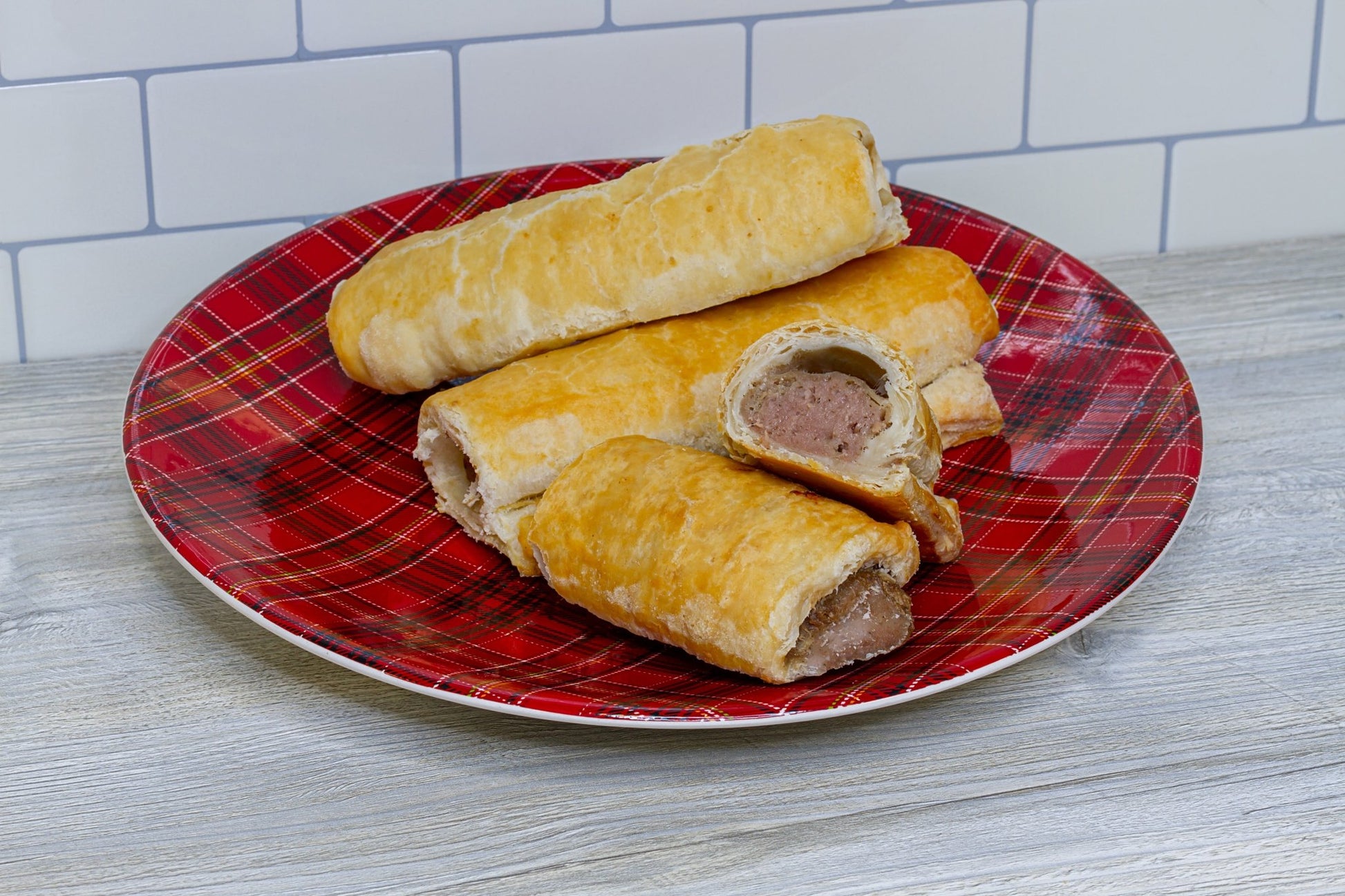 Traditional Beef Sausage Rolls (4 Pack) - Ackroyd's Scottish Bakery